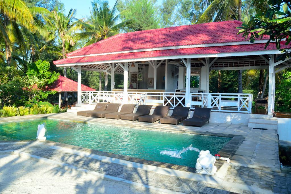 Gazebo Meno Hotel Ilhas Gili Exterior foto